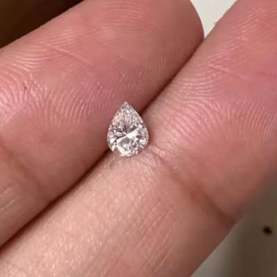 0.32ct G Color Sl2 Clarity Pear Shape Diamond
