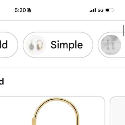 Custom old european 18k gold earings