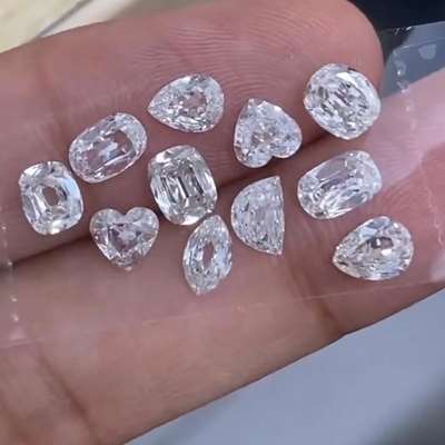 4.90ct Total 11 pcs Natural GHI Color VS-SI Clarity Old Antqiue Mix Shape Diamonds