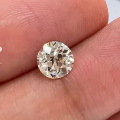 1.01ct gia certified natural N color vs1 Old European cut diamond