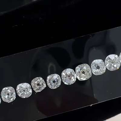 8.14ct Total 23pcs Natural Old Miner Brilliant Cut Diamond Layout 
