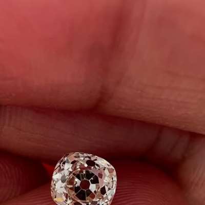 1.00ct Natural OP color SI1 Clarity Old Miner Brilliant Cut Diamond