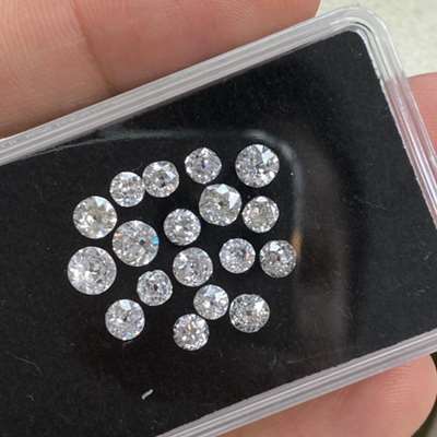 4.90ct Total 18pcs Natural Old Cut Diamonds 