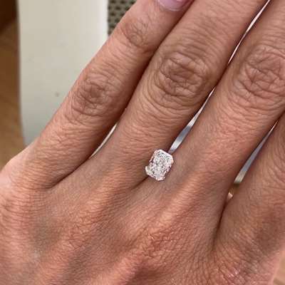 1.01ct gia certified i vvs1 radiant cut natural diamond