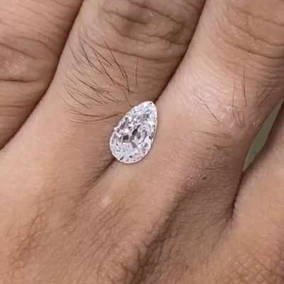 1.50ct gia g vs2 old cut pear shape diamond gia2557069587