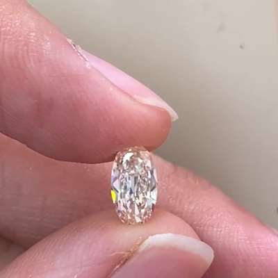 0.71ct GIA J VS1 old antique cut moval diamond