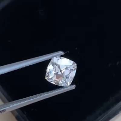 1.07ct GIA Certified Natural J Color VVS1 Clarity Old Cut Cushion Shape Diamond