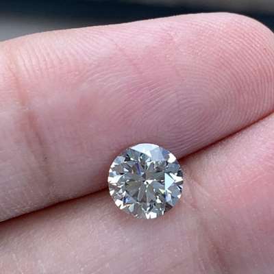 1.18ct GIA Certified Natural Fancy Gray VS2 Clarity Round Brilliant Cut Diamond