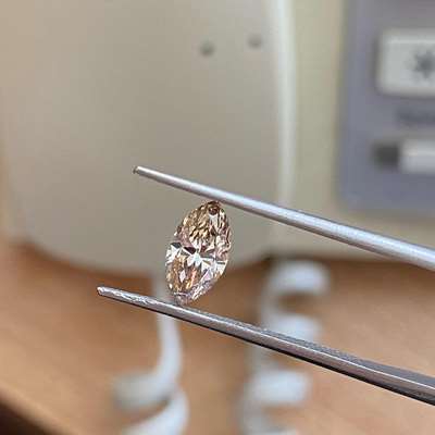 0.64cts Natural Brown VS2 clarity Marquise shape Diamond