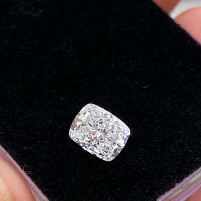 1.01ct GIA Certified Natural F Color VVS1 Clarity Long Cushion Cut Diamond