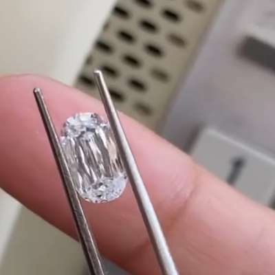 1.13ct GIA Certified Natural E Color VS1 Clarity Long Scissor Cut Diamond