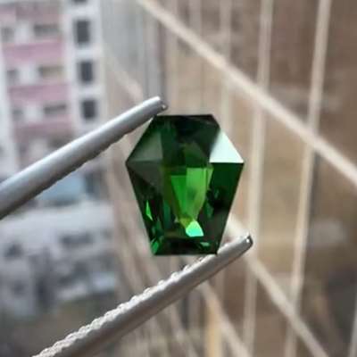 1.04ct Natural Tsavorite Gemstone in Shield Shape 