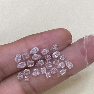 5.22ct Total 24pcs Natural Mix Shape Pink Diamond Layout