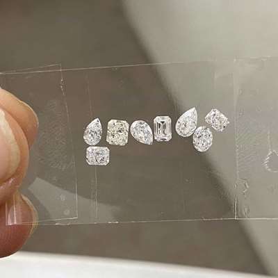 1.43ct total 8pcs ij color vs Clarity mix shape natural diamonds 