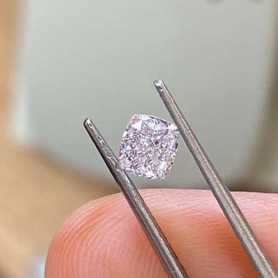 0.45cts GIA certified Natural light pink vs2 clarity Cushion shape diamond