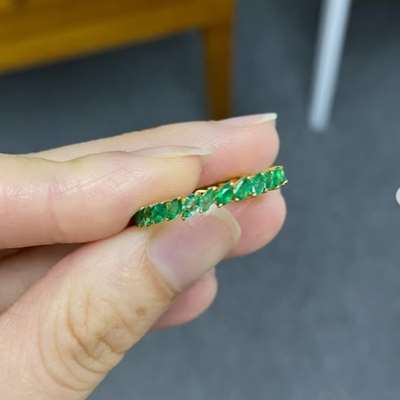 A perfectly matched marquise eternity band