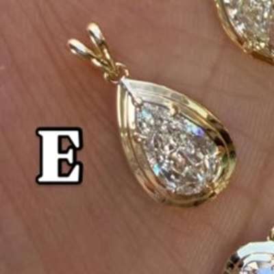  0.90ct GIA Certified Natural L Color, VS1 Clarity Old Cut Pear (Double Bezel) CHARM