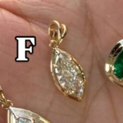 1.09ct GIA Certified Natural L Color, VS1 Clarity Marquise Diamond CHARM