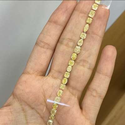14.81cts total layout 32 pcs natural fancy light yellow vs-si clarity mix shape diamond
