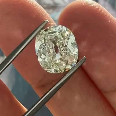 3.08ct GIA Certified Natural N Color I1 Clarity Old Miner Brilliant Cut Diamond