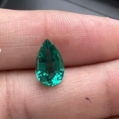 2.20ct GIA Certified Natural Emerald Pear Shape