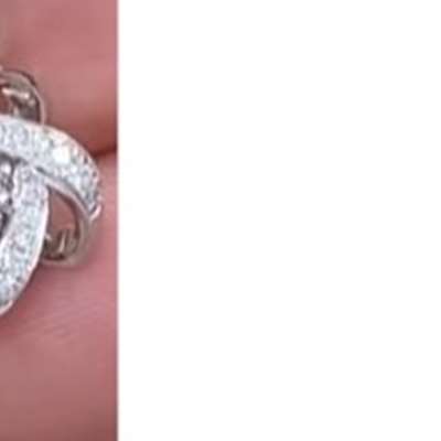 NATURAL GH COLOUR SI Clarity round brilliant diamonds set in 18 k White Gold Stud Earrings 