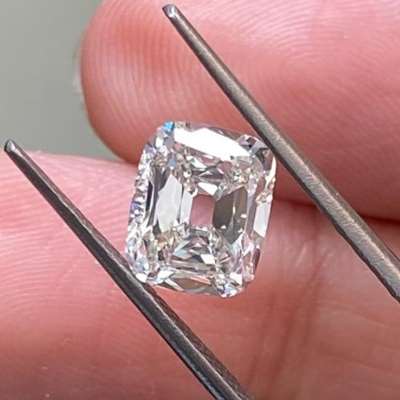  1.50ct GIA certified J colour VS1 clarity natural diamond features a stunning old cut cushion shape