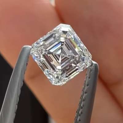  1.02ct GIA Certified Natural E Color VVS2 Clarity Asscher Cut Diamond