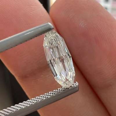 0.70ct GIA certified G VVS2 diamond comes in a moval cut,