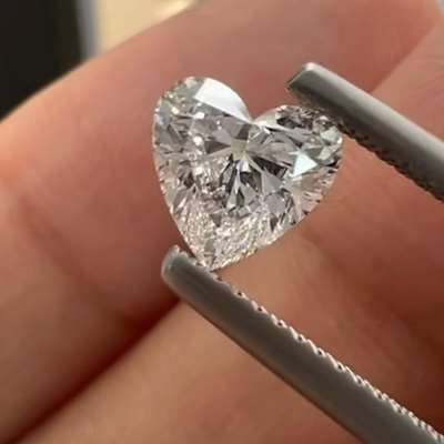 1.02ct GIA Certified Natural G Color VVS2 Clarity Heart Shape Diamond.