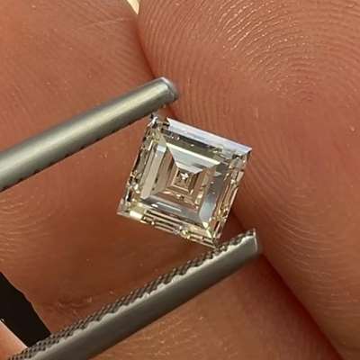 1.01ct GIA Certified Natural M Color VVS2 Clarity Carre Cut Diamond 