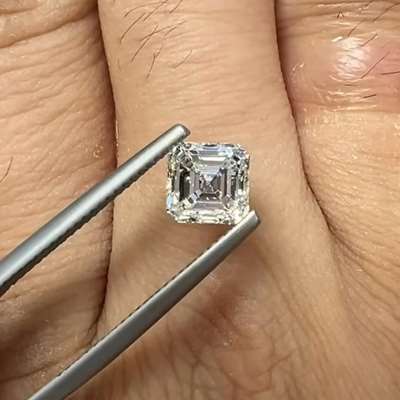 1.90ct GIA Certified Natural J Color VVS1 Clarity Asscher Cut Diamond