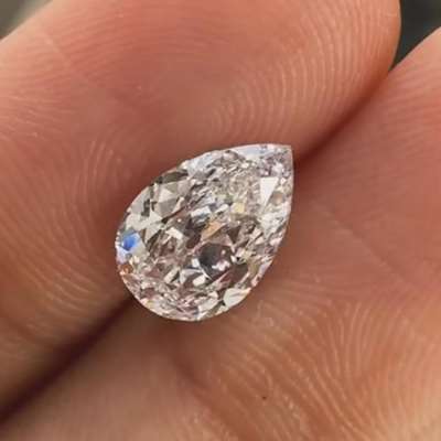 1.08ct GIA Natural D colour VS2 Clarity Old cut Pear diamond