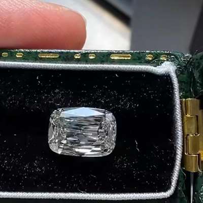 1.50ct GIA Certified Natural M Color VS2 Clarity Old Antique Cut Cushion Shape Diamond.