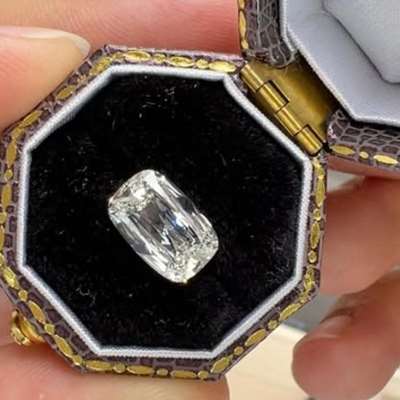  1.50ct GIA Certified Natural J Color VVS2 Clarity Old Antique Cut Cushion Diamond.