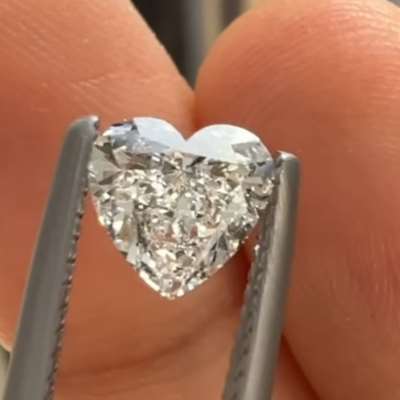 1.00ct GIA Certified Natural H Color VS1 Clarity Heart Shape Diamond 
