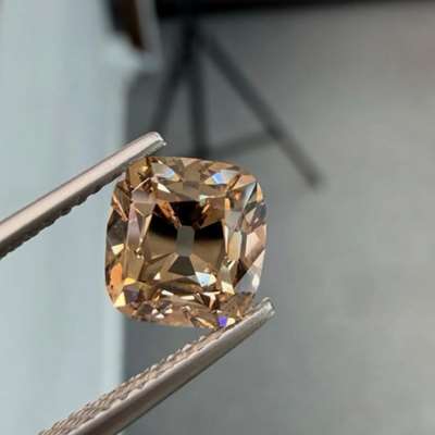 2.00ct Natural Champagne Brown si2 Clarity Old Miner Brilliant Cut Diamond