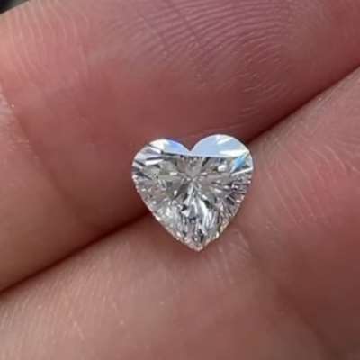 1.00ct GIA Certified H VVS2 Heart Brilliant.