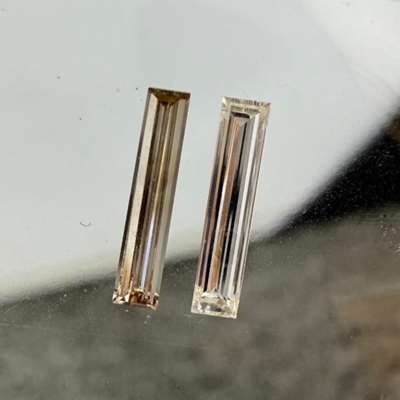 0.22ct & 0.29ct GIA Certified natural Matching Pair Of Nice contrast color