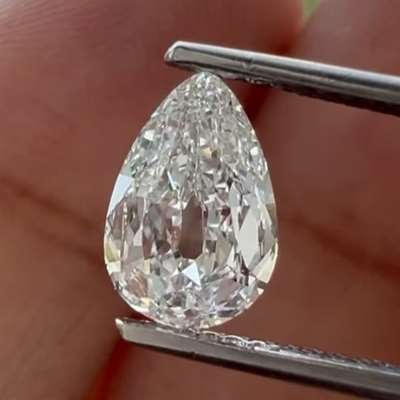 1.13cts GIA certified natural H color VS1 clarity old cut egg shape diamond
