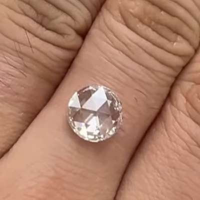 2.07ct GIA I IF Round Rosecut Diamond