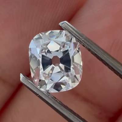 1.01cts GIA certified natural D color VS1 old cut cushion shape diamond…