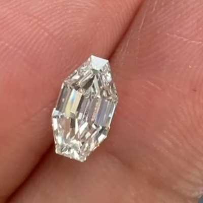 1.06ct GIA Certified Natural K Color SI1 Clarity Antique Cut Octagon Shape Diamond
