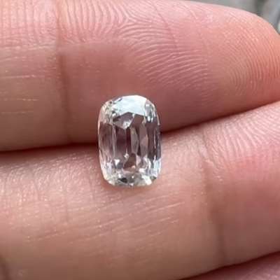 1.10ct GIA Certified Natural i Color VS2 Clarity Old Antique Cut Cushion Shape Diamond