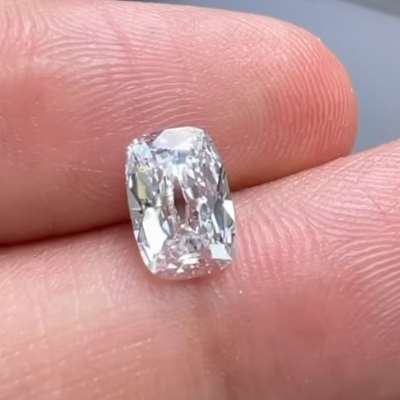 1.15ct GIA Certified Natural D Color VVS1 Clarity Old Antique Cut Cushion Shape Diamond