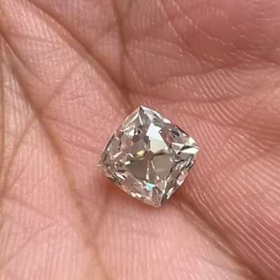 2.13ct GIA Certified Natural Q to R Range VVS1 Clarity Peruzzi Old Cut Diamond