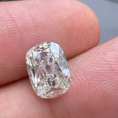 1.51ct GIA Certified Natural K Color VVS2 Clarity Old Miner Brilliant Cut Diamond