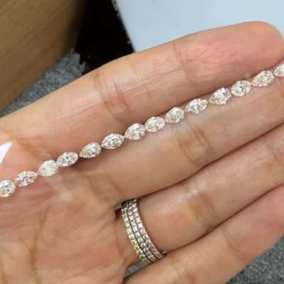  15 natural light brown diamonds with a total weight of 3.42cts, 