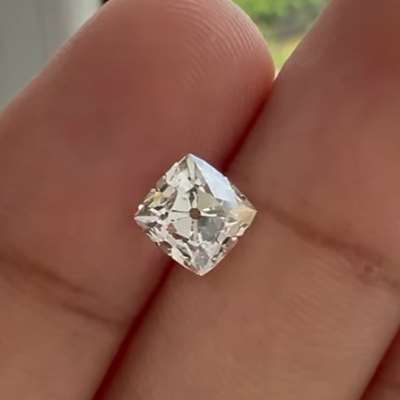 A 1.19ct natural L color VVS2 Peruzzi cut diamond with exceptional cutting 