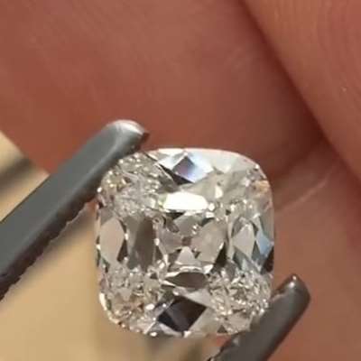 0.92ct GIA Certified Natural H Color VS1 Clarity Old Antique Cut Diamond 